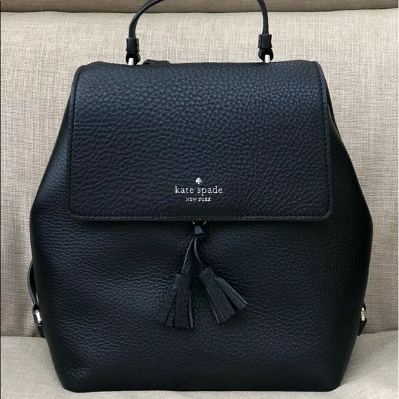 kate spade Handbags - Hayes medium backpack black Kate spade NWT